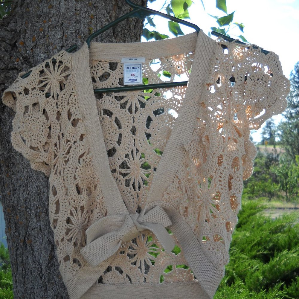 Old Navy Crochet Top